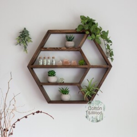 Hexagon Floating Shelf - Picture 4 of 4